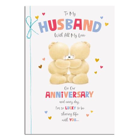 Husband Anniversary Forever Friends Card